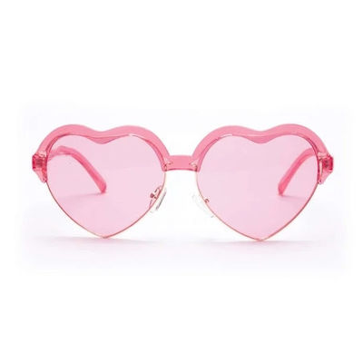Sunglasses Heart Candy Color贅沢なサングラスの女性の女性大きいフレームInsサン グラス
